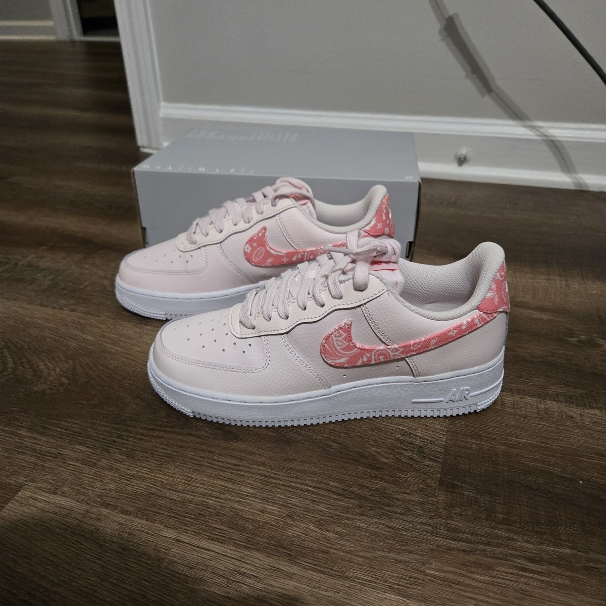 Nike Air Force 1 '07 Pink Paisley Women's Size 8.5 FD1448-664 | eBay