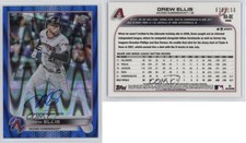 2022 Topps Chrome Rookie Blue RayWave Refractor /150 Drew Ellis #RA-DE Auto RC