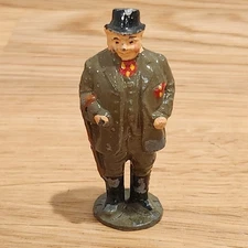 Vintage  Johillco J Hill Fox Hunt Master Village Coll. Lead Figure - England