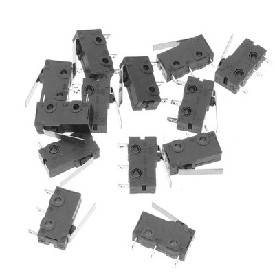  20 Pcs Micro Microswitch Momentary Push Button for Industrial Automation Types