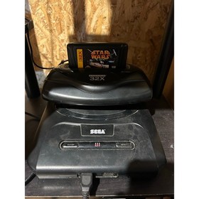Sega 32X Console w/ cords & CIB Star Wars Arcade Good🔥Works Ready to Play!