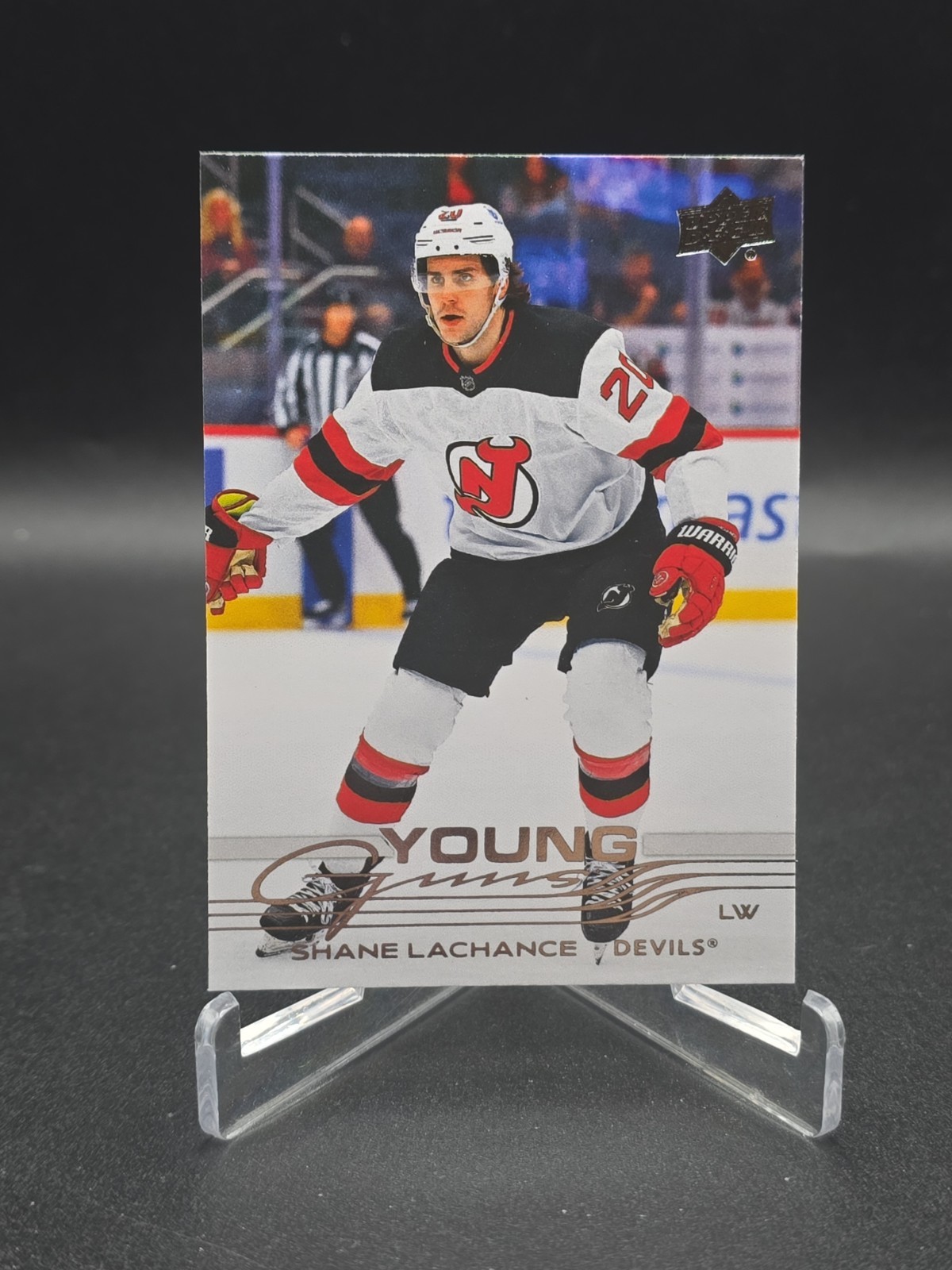 Upper Deck 25-26 Extended Series Young Guns ROOKIE Shane Lachance #705 Devils