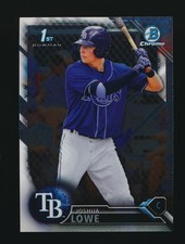 JOSHUA LOWE ⚾ 2016 Bowman Chrome Draft #BDC-70 Tampa Bay Rays 1st