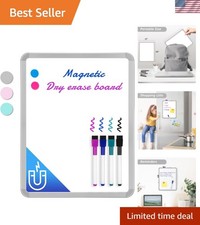 New Listing14'' x 11'' Magnetic Dry Erase Board Set with Markers - Ideal for ...