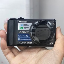 Sony Cyber-Shot DSC-H55 14.1MP 10x Optical Zoom Digital Camera Black 97 NEW