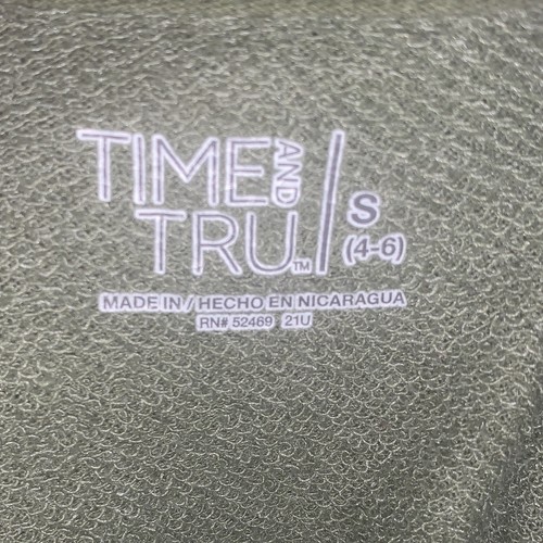 Time and Tru Olivgrün Damen S Pullover Sweatshirt - Bild 6 von 7