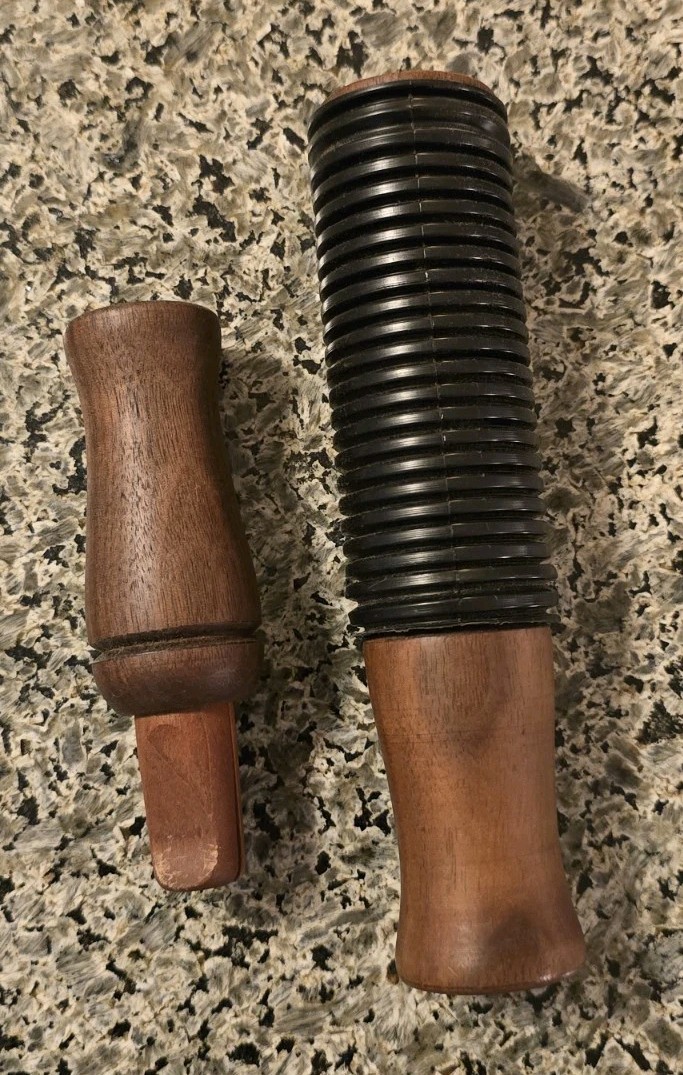 Vintage Owl and Crow Call Locator for Turkey Hunting Wooden