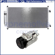 For 2007 2008 2009 -2012 Nissan Sentra AC Condenser & AC Compressor Cooling Kit