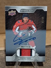 2023-24 Upper Deck Engrained Autographs Vincent Iorio Rookie Auto Patch /49 #118
