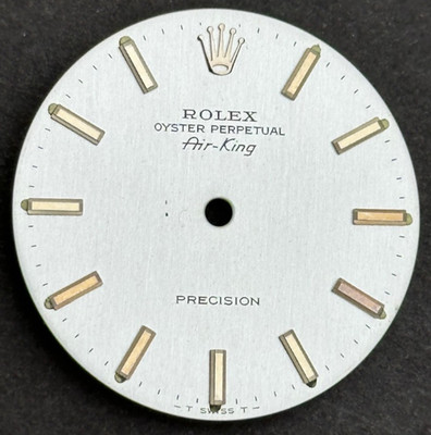 Vintage Rolex Oyster Perpetual  Air-King Precision Watch Dial For 5500 34mm Case