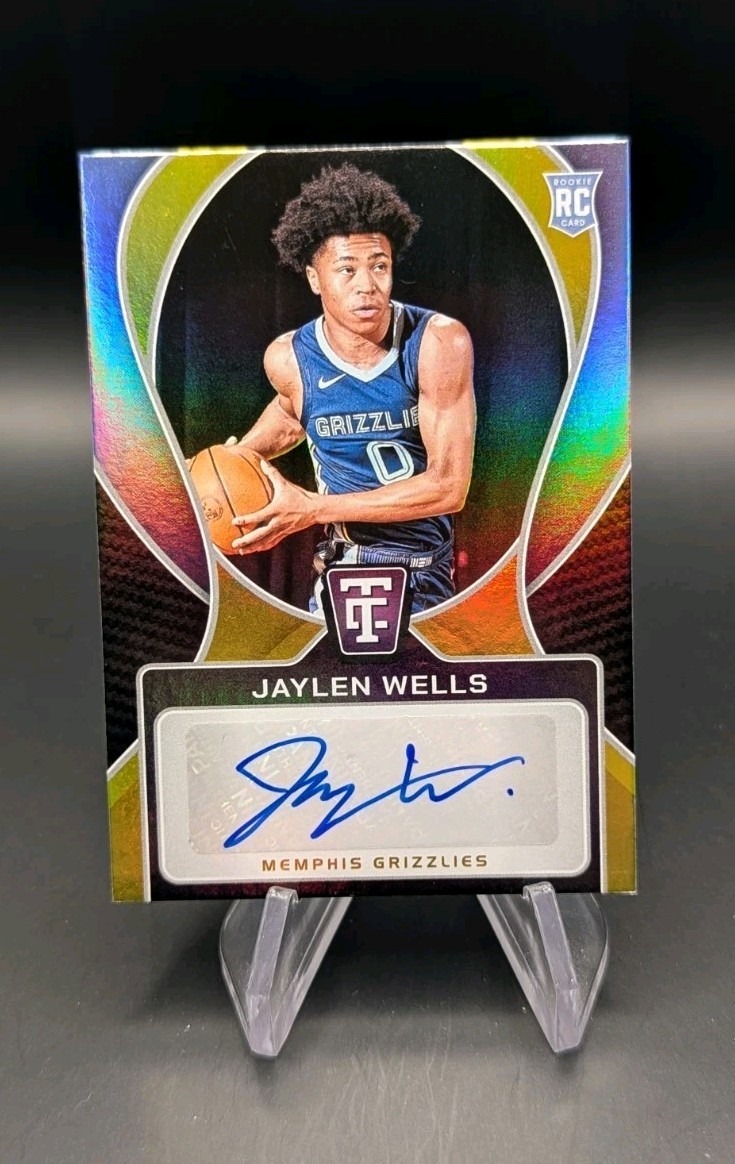 2024-25 Totally Certified Signatures Jaylen Wells Rookie Auto Gold #'d /10 RC