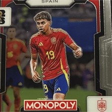Panini Prizm Monopoly 2026 FIFA World Cup Lamine Yamal Spain #41 Soccer Card