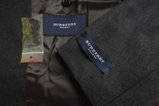 Burberry London Oxford Gray Woven 100s 2 Pc Suit Jacket Pants Sz 42R BRAND NEW