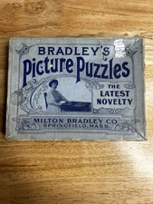 Antique Bradley’s Picture Puzzle Complete Milton Bradley Co.
