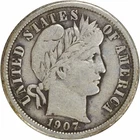 1907-O Barber Silver Dime VF Uncertified #910