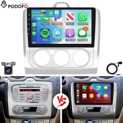 KAM+ Für Ford Focus MK II MK2 2004-2011 Android 15 Autoradio Carplay GPS 2+32GB - Bild 1 von 4