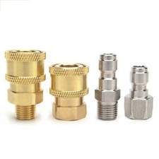 Pressure Washer Quick Connect Adapter Connectors 12.5mm to 1/4" Male Coupling