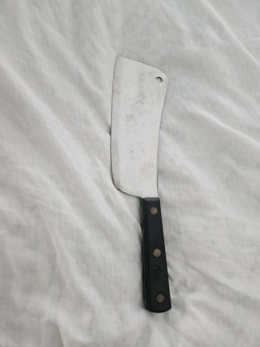 🔪 Vintage Sabatier Professional Chef’s Meat Cleaver – 7” Stainless Blade 🔪 - Picture 6 of 14