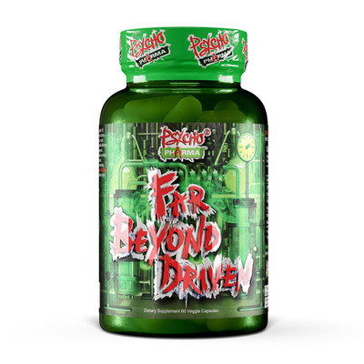 Psycho Pharma Far Beyond Driven 60ct Mood & Energy Formula 11/27EXP