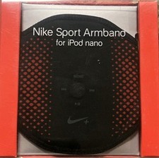 Nike Sport Armband for Apple iPod Nano 1-5 Gen Running Workout Black Red