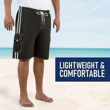 Mens Swim Trunks - Quick Dry Microfiber Swim Shorts Bathing Suit - Mens Board...