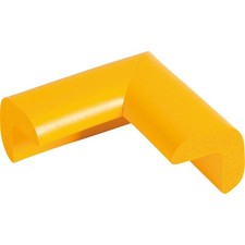 TRUSCO Safety Cushion for Corner Extra Fine 1 Piece Yellow TAC-74