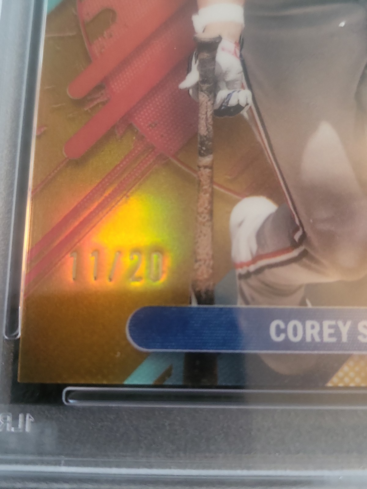 corey seager PSA 9 - POP 1 - 11/20 view 6