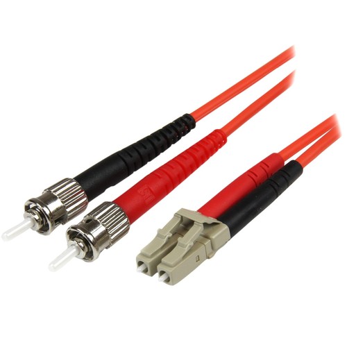 StarTech.com 1m Fiber Optic Cable - Multimode Duplex 50/125 - LSZH - LC/ST - OM2 - 第 1/3 張圖片