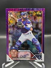 2023 TOPPS SERIES 2 Baseball #588 AUSTIN BARNES Purple Foilboard /799