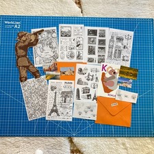 Travel Junk Journal Kit Curated Ephemera Pack 2