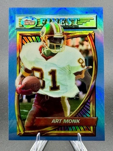 1994 Topps Finest Football Refractor Art Monk #113