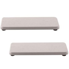 NiuYichee 2Pcs Stone Soap Trays Water Assorted colors , sizes