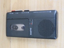 vecchio REGISTRATORE MICROCASSETTE SANYO TRC 500 M lettore vintage tape recorder