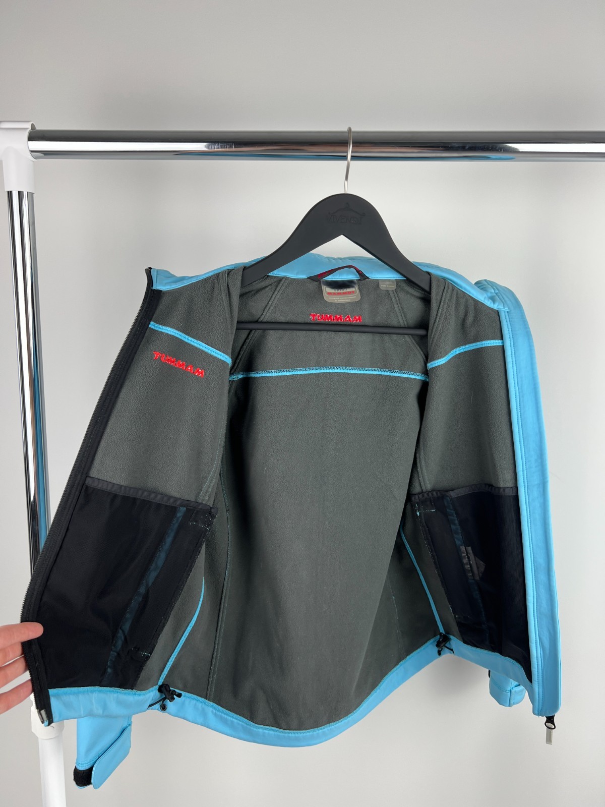 Mammut Jacket Womens Blue Softech Windbreaker Out… - image 16