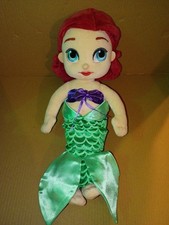 Disney Parks Animators Collection Little Mermaid Ariel 10" Plush.