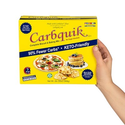 Low-Carb Keto-Friendly Biscuit Baking Mix 32oz Sealed Pouch in Cardboard Carton