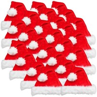 25 StüCk Im Set WeihnachtsmüTze NikolausmüTze Winter MüTze MüTzen Nikolaus Santa