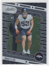 #164 Jonah Elliss 2024 Panini Absolute Base RC Denver Broncos