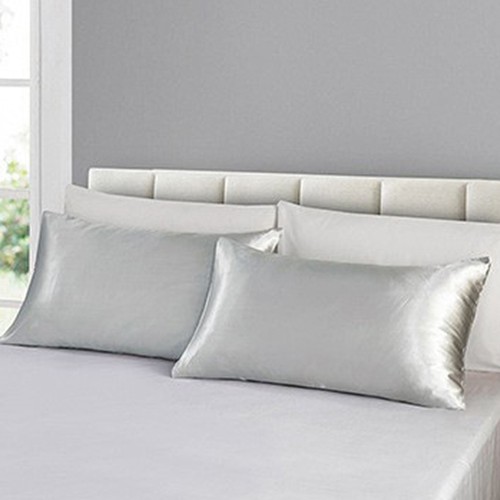 Simulated Silk Pillowcases Silky Satin Pillow Cases Bedding Pillow Cases Cover^I - Picture 5 of 29