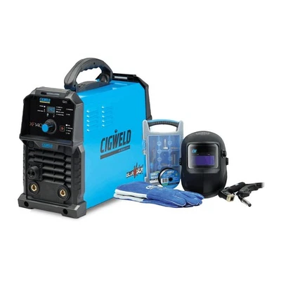 Cigweld Bluevenom XF140 MIG TIG Stick Welder Bundle Helmet Gloves Wire 800140 - Bild 1 von 4