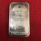 Engelhard 1 oz Silver Bar - Maple Leaf - Blank Reverse - Low Mintage