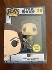 New Disney enamel pin Glow In dark Star Wars Rey #28 Funko Pop! LARGE PIN