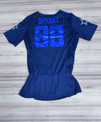 Nike Dallas Cowboys Dez Bryant #88 Women's XL Jersey Dress Blue NFL