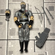 GI Joe Black Major Custom Storm Shadow Cobra Nightwatch Assassin Action Figure