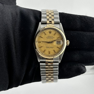 1985 Rolex Datejust  36mm Stainless Steel & Yellow Gold 16013