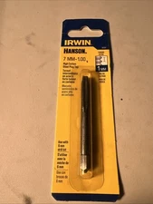 Irwin  Hanson  High Carbon Steel  Metric  Plug Tap  7mm-1  1 pc.