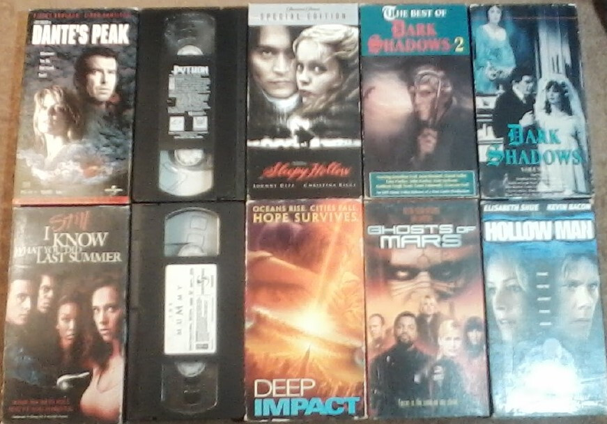 その他 Shadow of Fear [VHS] Lot of 10 HORROR VHS Tapes - Ghosts of Mars Deep Impact Dark