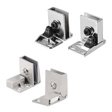 Glass Door Hinge Cupboard Showcase Cabinet Door Hinge Glass Clamp,Zinc Alloy
