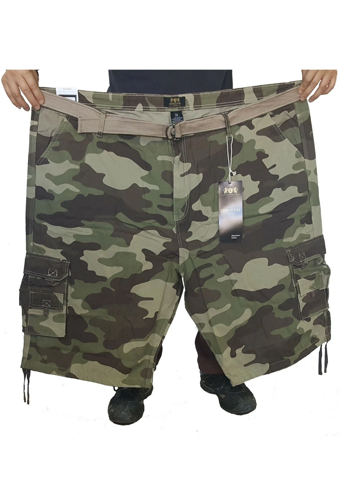 BIG MENS CARGO SHORTS WITH MULTIPLE POCKETS (44~62) FREE SHIPPING
Opens in a new window or tab