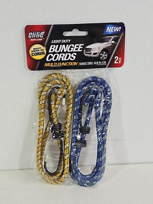 ELITE AUTO CARE LIGHT DUTY BUNGEE CORDS 2 Piece 36 Inch NEW SEALED 